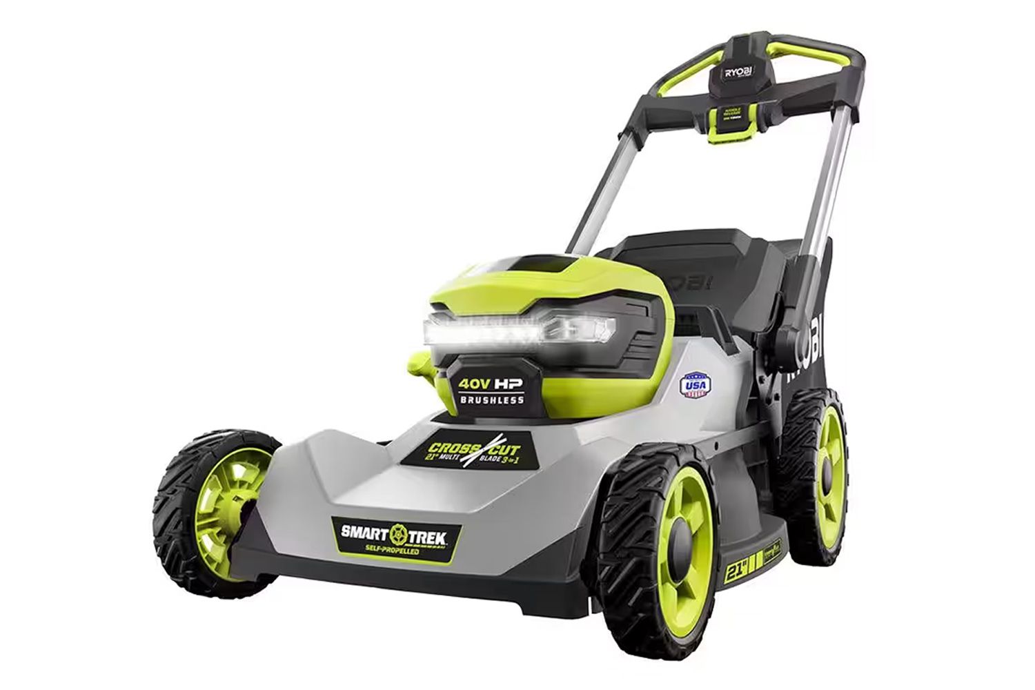 Ryobi RY401150 21-Inch Cordless Battery Self-Propelled Mower